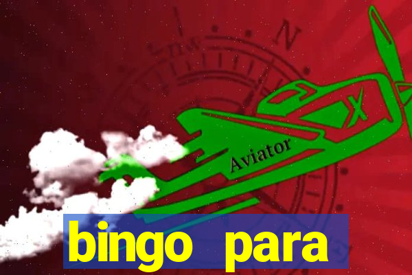 bingo para despedida de solteira para imprimir